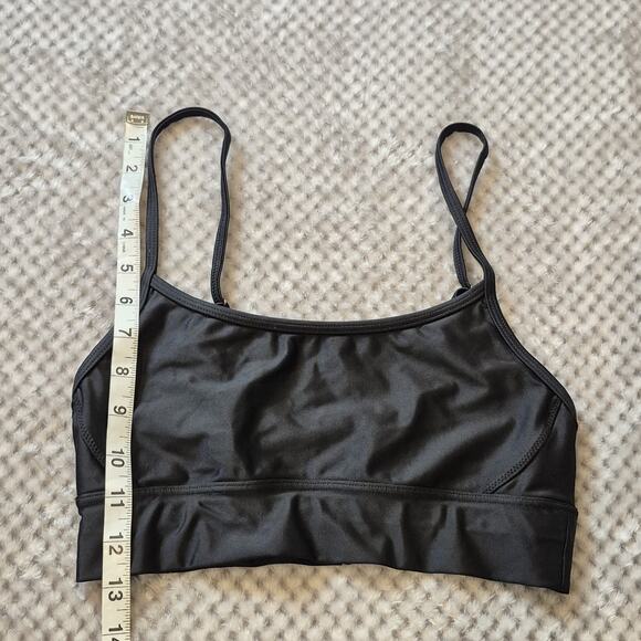 The Upside Natacha Sports Bra Women Size 6 Black Arrow Logo Adjustable Straps - Picture 4 of 7